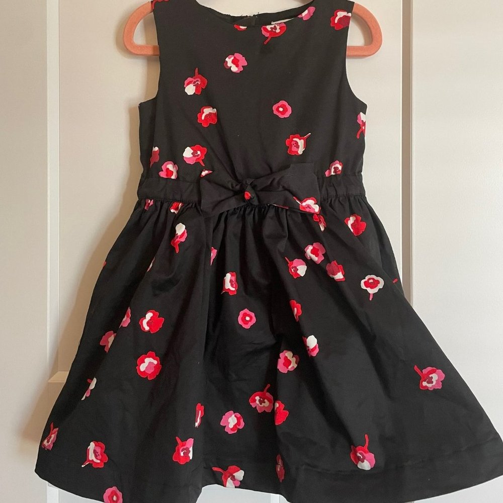 KATE SPADE Floral Pattern Aline Dress with Bow